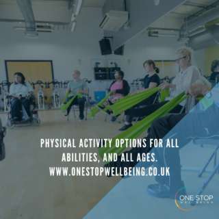 Physical Activity should be accessible to all ages, abilities and all ages. 

Variety is key on One Stop Wellbeing. If you have friends of family who attend, or run low intensity physical activity sessions, please encourage them to register on One Stop Wellbeing.